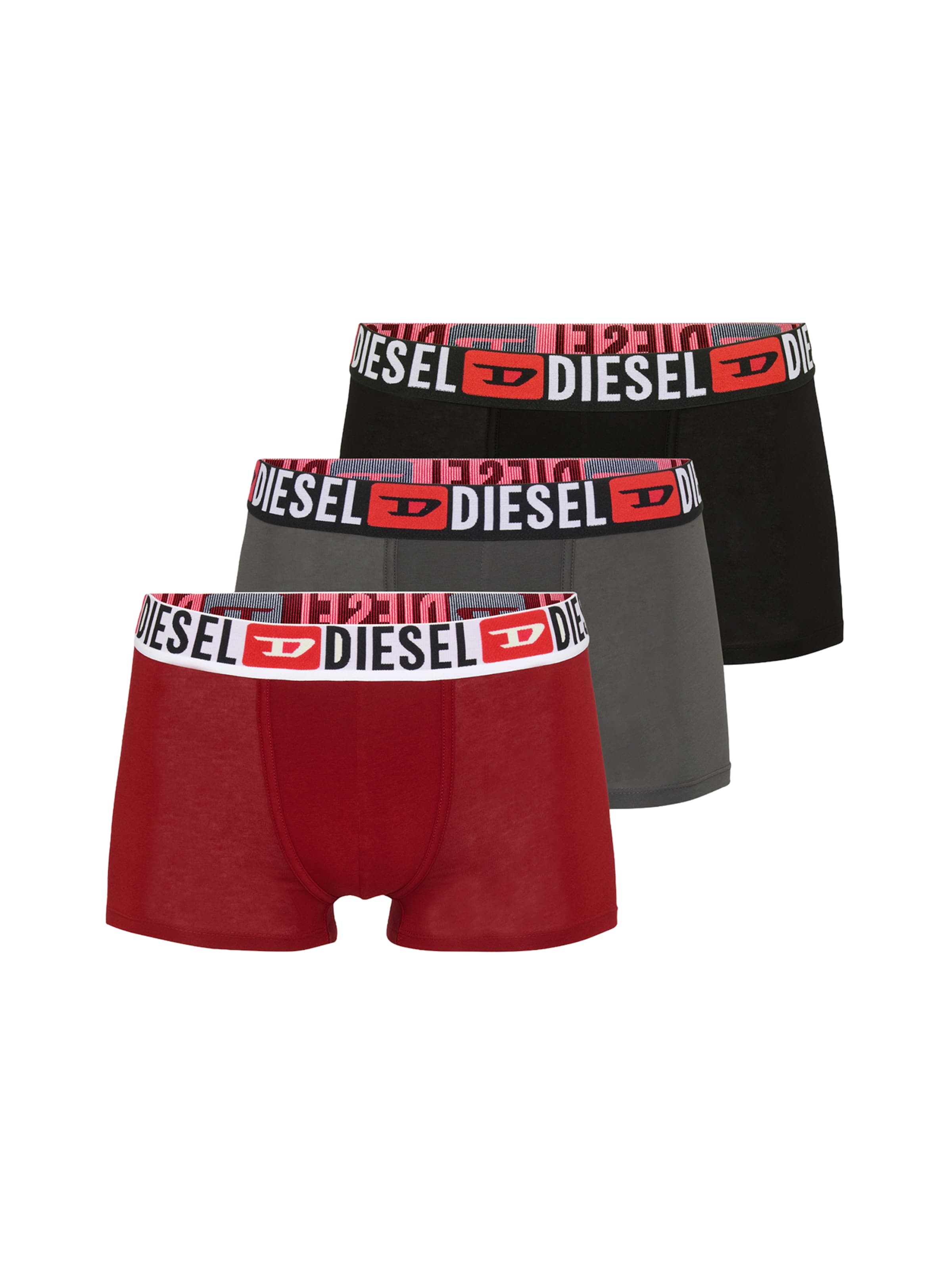 DIESEL Boxershorts 'DAMIEN' i grå: framsida