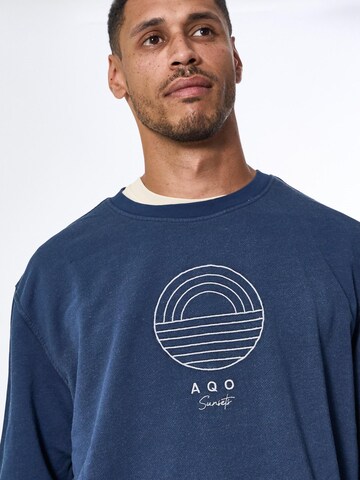 A Question Of (AQO) Sweatshirt 'Sky Captain' i blå