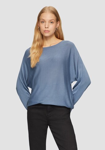 QS Pullover in Blau: Vorderseite