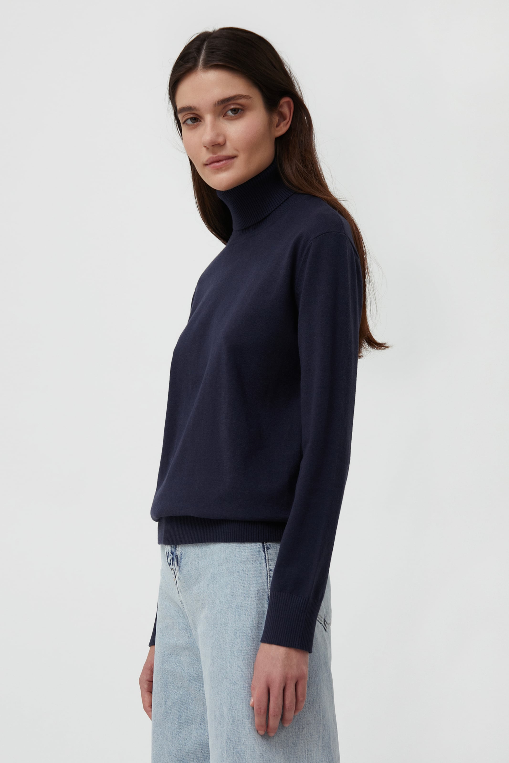 Frauen Große Größen Finn Flare Pullover in Dunkelblau - CT95425 Frauen Große Größen Finn Flare Pullover in Dunkelblau - CT95425