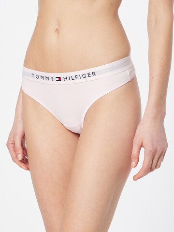 String Tommy Hilfiger Underwear en rose : devant