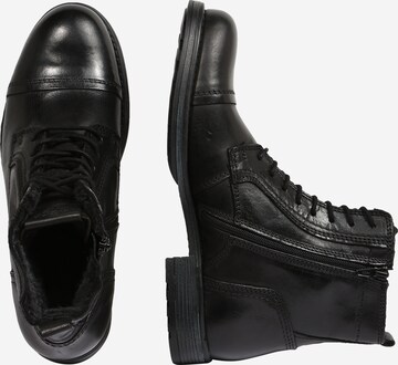 Bottines à lacets 'JFWRUSSEL' JACK & JONES en noir