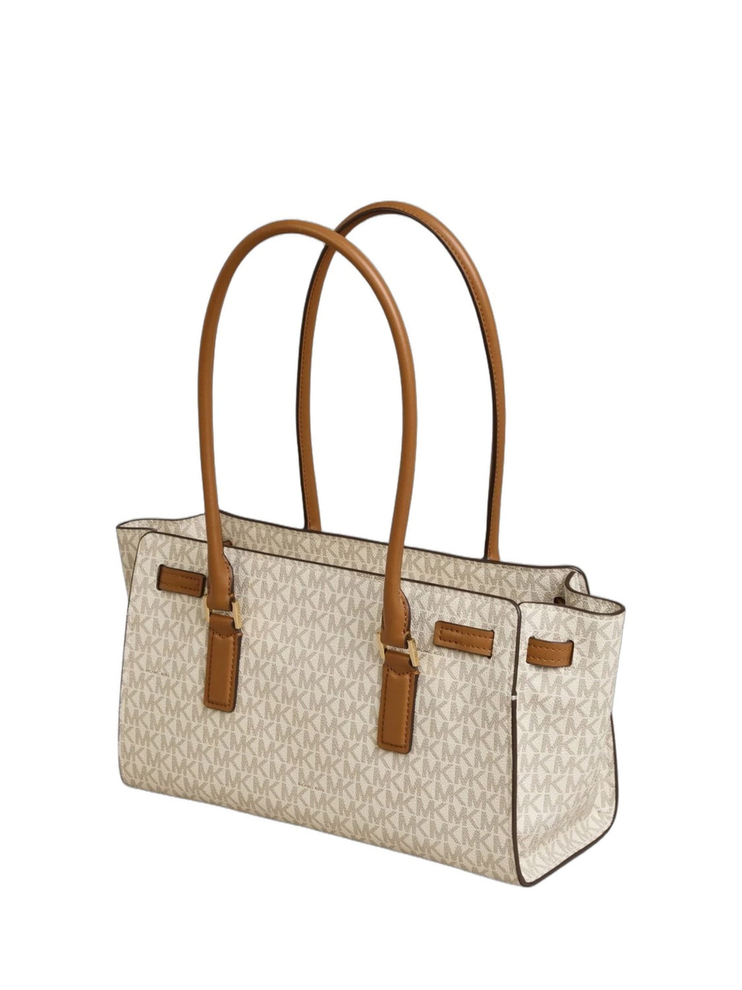 MICHAEL Michael Kors - Bolso de mano 'Hamilton' en beige