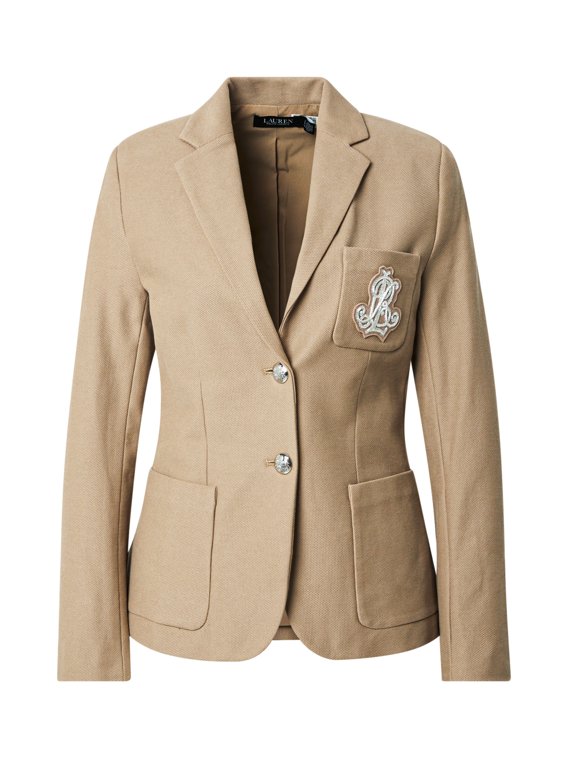 Lauren Ralph Lauren - Blazer 'ANFISA' en beige: frente