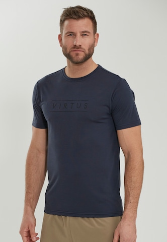 Virtus Shirt 'Estend' in Blauw: voorkant