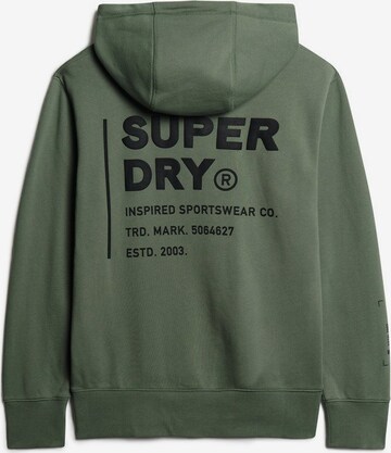 Superdry Bluzka sportowa w kolorze zielony