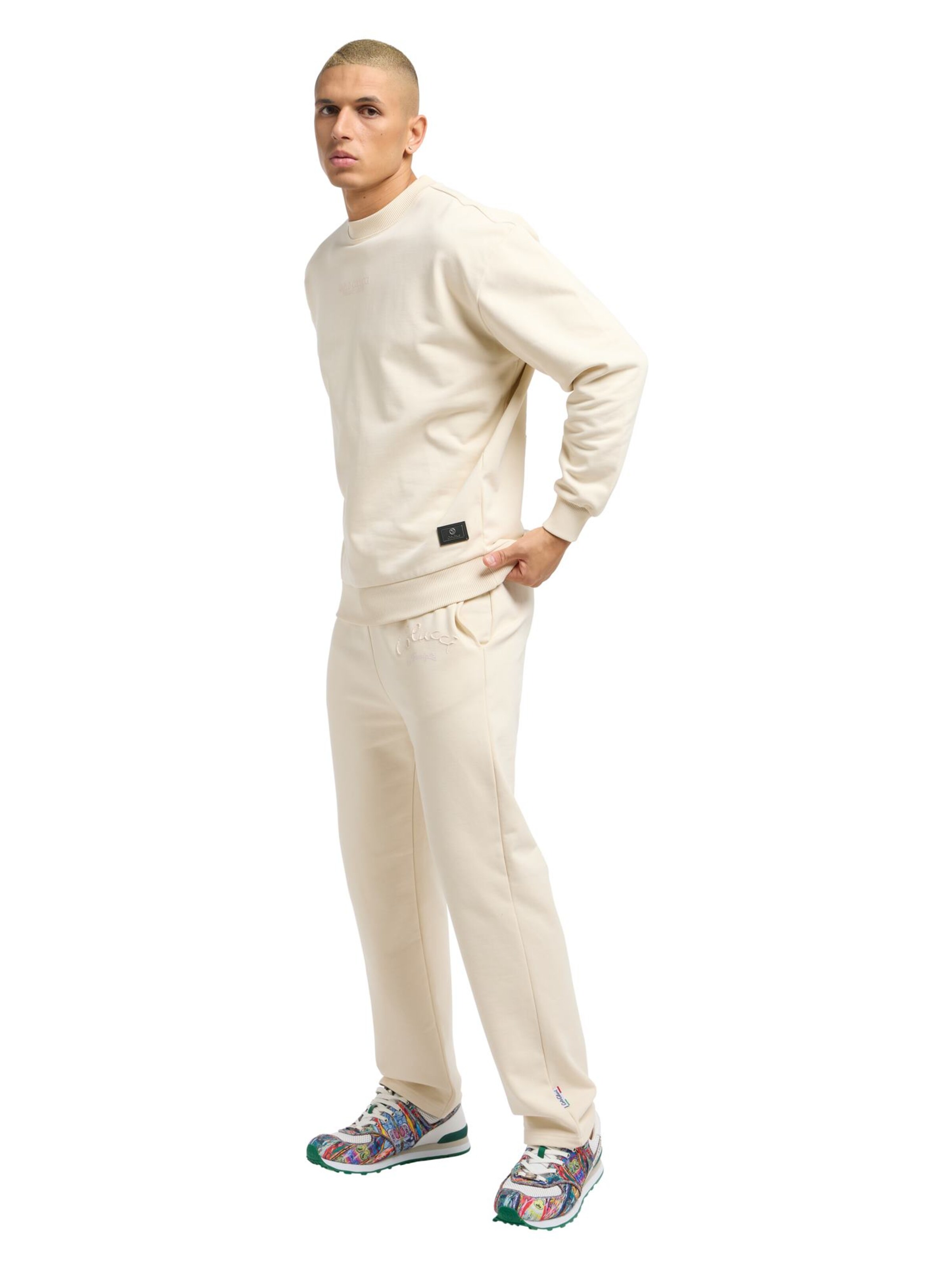 Sweat-shirt 'D'ottavio' Carlo Colucci en beige