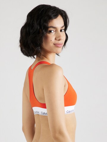Calvin Klein Underwear صدرية حمالة صدر بلون برتقالي