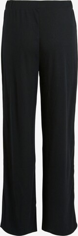 VILA Široke hlačnice Hlače 'Ania' | črna barva