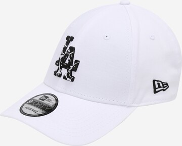 NEW ERA Cap '9FORTY' in White: front