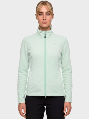 Schöffel Athletic Fleece Jacket ' Leona3' in Green: front