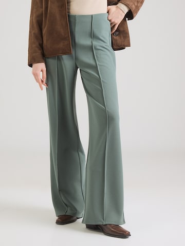 ABOUT YOU Loosefit Ráncos nadrág 'Marica' - zöld: elől