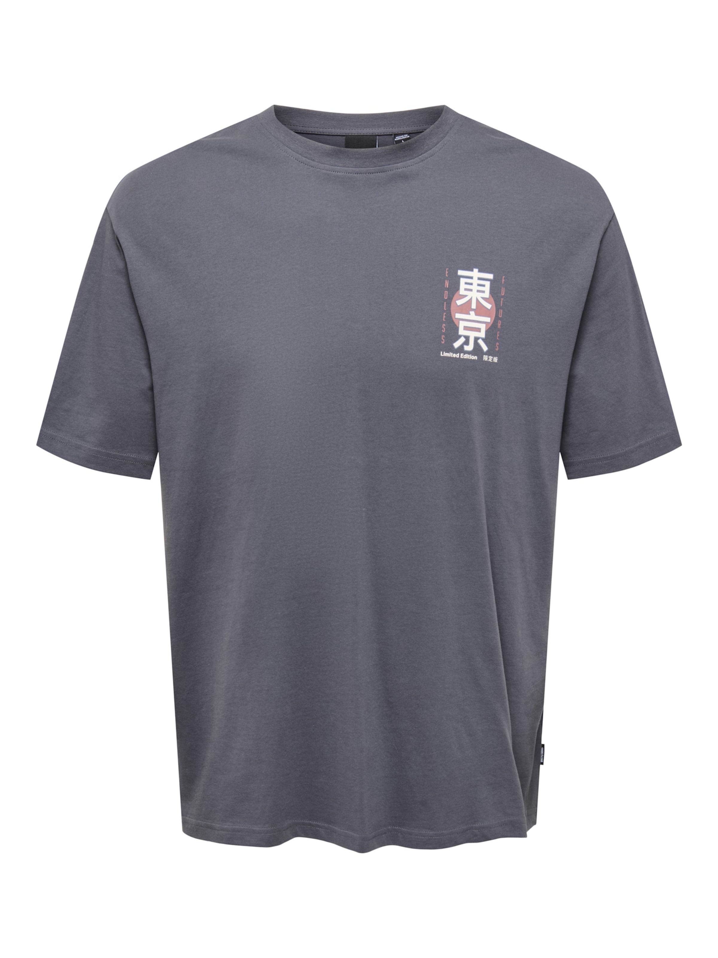 Only & Sons Bluser & t-shirts 'Keane' i grå: forside