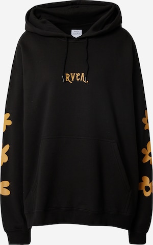 Sweat-shirt RVCA en noir : devant