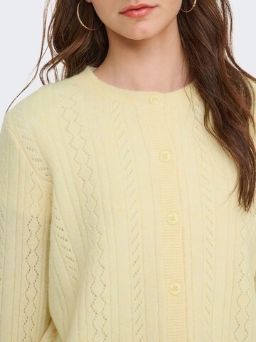 JDY Cardigan 'JDYApril' i gul