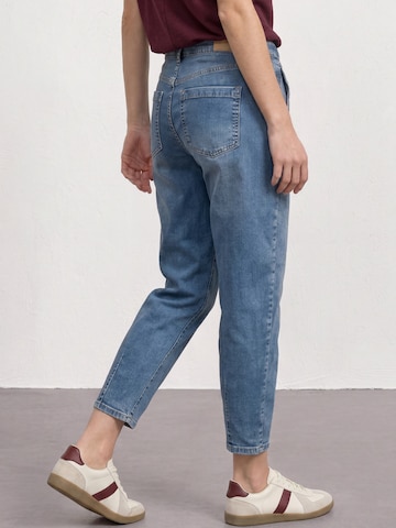 STREET ONE Regularen Kavbojke 'Karlie Barrel' | modra barva