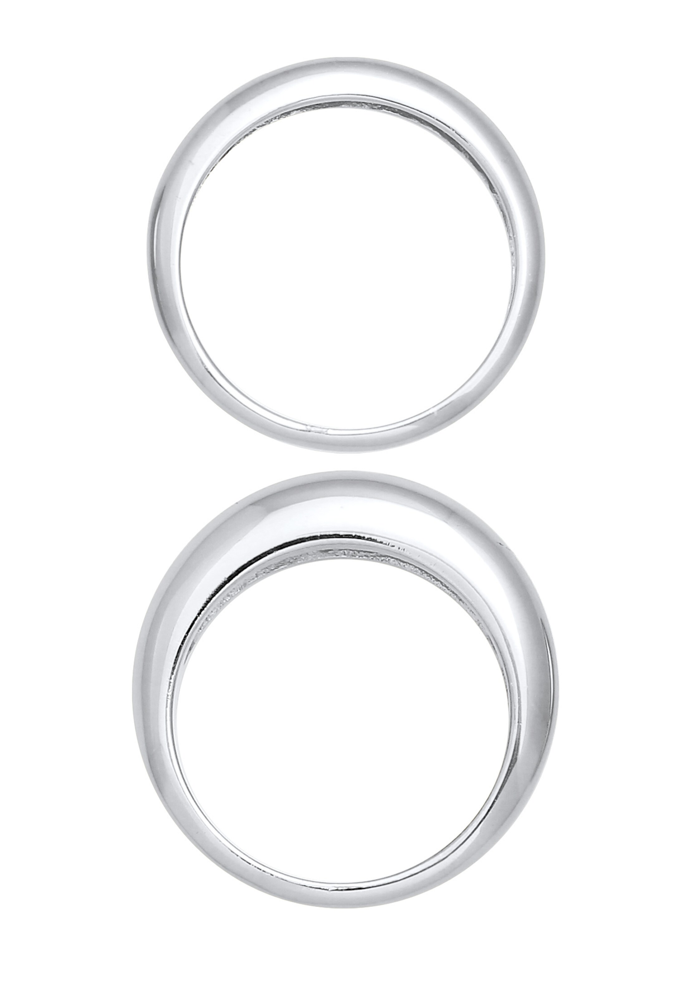 ELLI PREMIUM Ring 'Bandring' in Silber