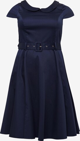 sheego by Joe Browns Cocktail Dress in Blue: front