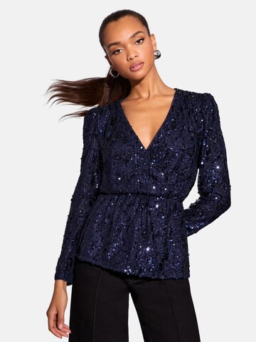 Lipsy Blúzka - Modrá: predná strana