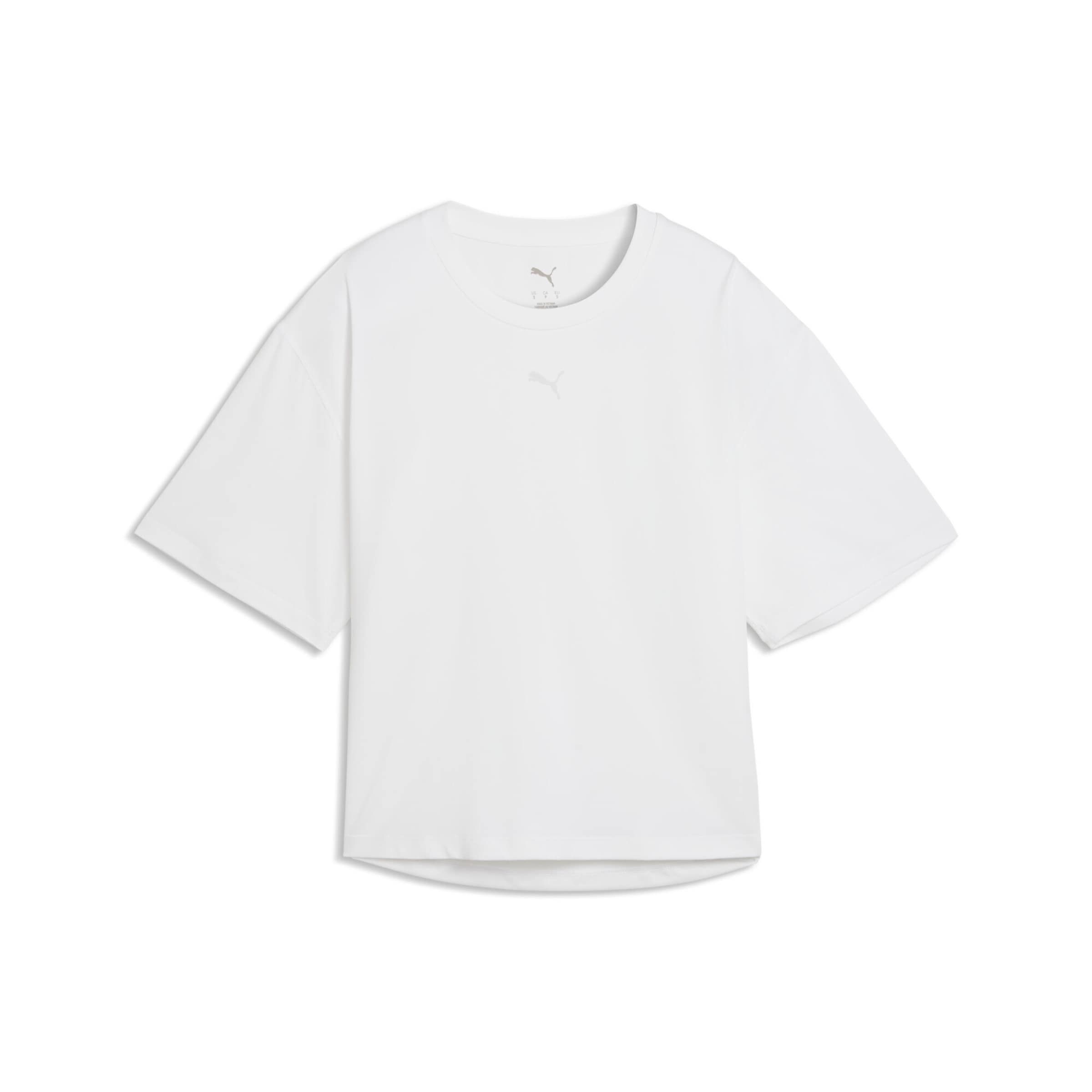 PUMA Performance Shirt 'Cloudspun' in White: front