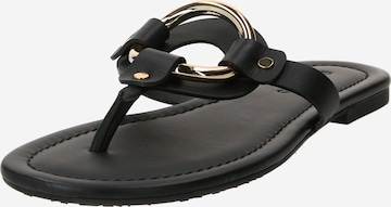 Flip-flops 'HANA' de la See by Chloé pe negru: față