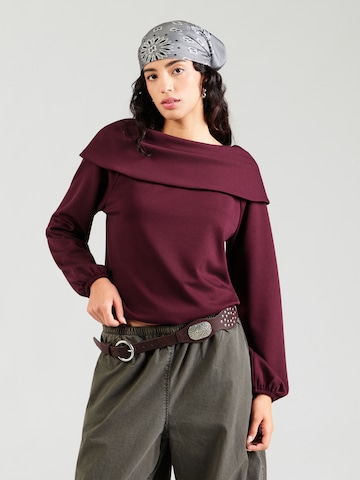 monari Sweatshirt i röd: framsida