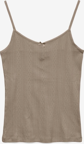 VERO MODA Топ 'Lisa' в Коричневый: спереди