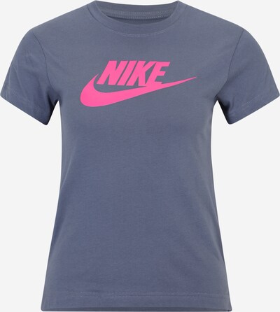 Nike Sportswear Paita 'FUTURA' värissä savunsininen / neonpinkki, Tuotenäkymä