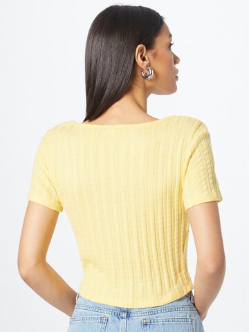 Hailys - Camiseta en amarillo