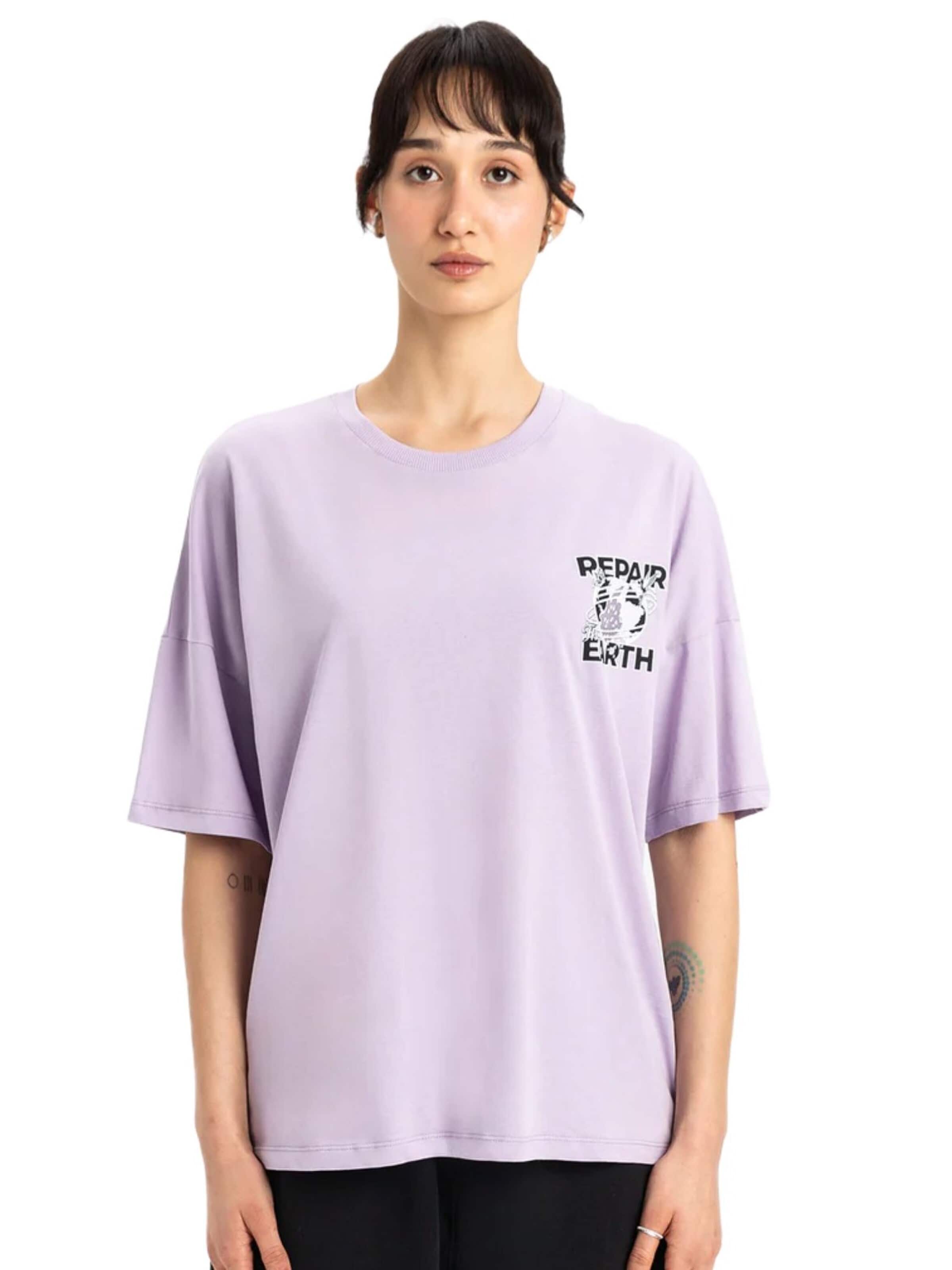 UNIQVIBE Shirt in Lila