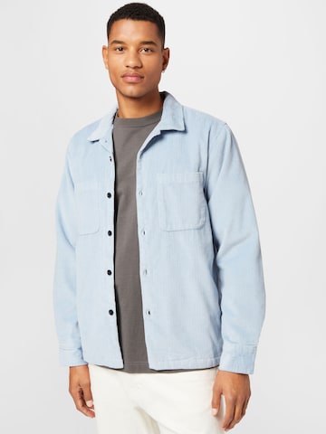Obey Between-season jacket 'Simon' in Blue: front