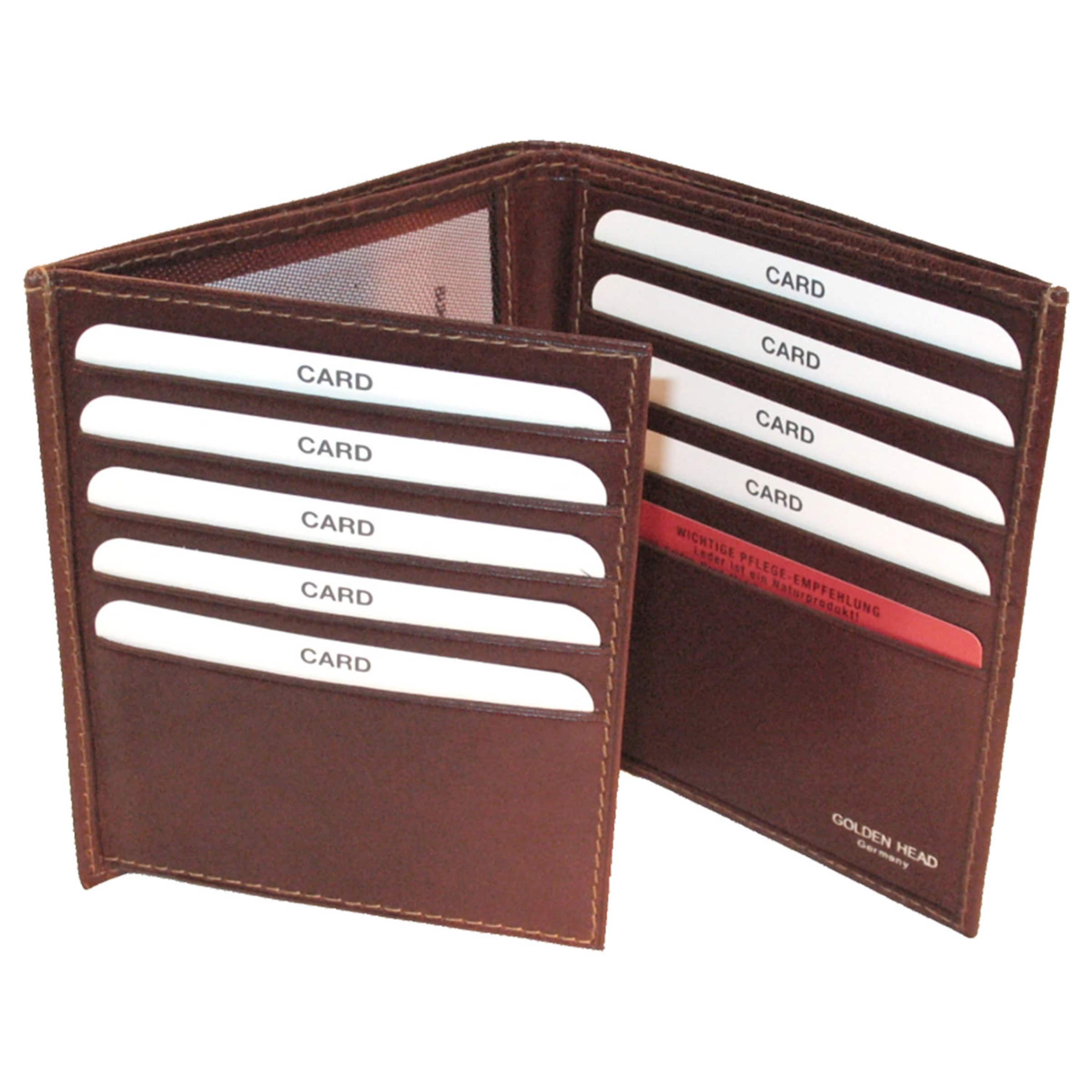 GOLDEN HEAD Portemonnaie 'Colorado' in Braun