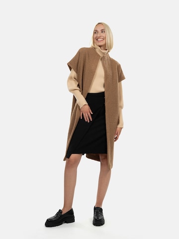 Suri Frey Vest ' SFY Freyday ' in Brown: front