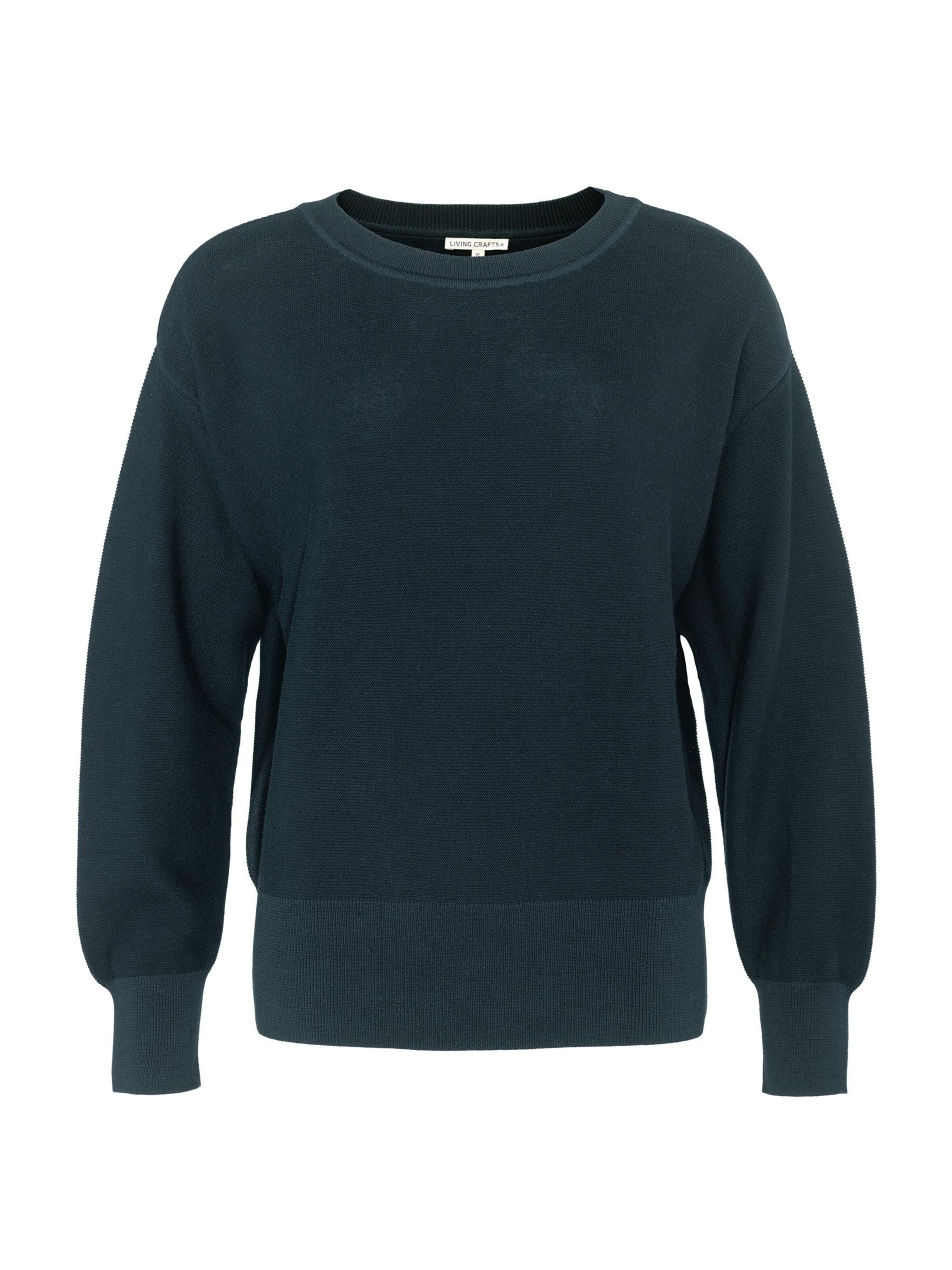 Living Crafts Pullover 'THABITA'‌‌‌ in Blau: Vorderseite