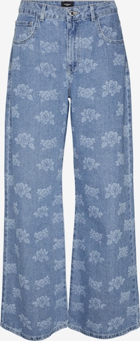 VERO MODA Wide leg Jeans 'LACE' in Blue: front
