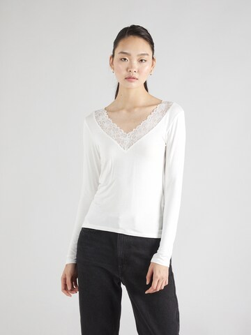 T-shirt 'ROSA' VERO MODA en blanc : devant