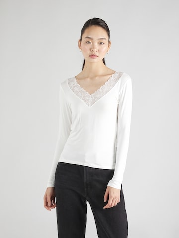 VERO MODA Shirt 'ROSA' in White: front