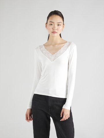 VERO MODA - Camisa 'ROSA' em branco: frente