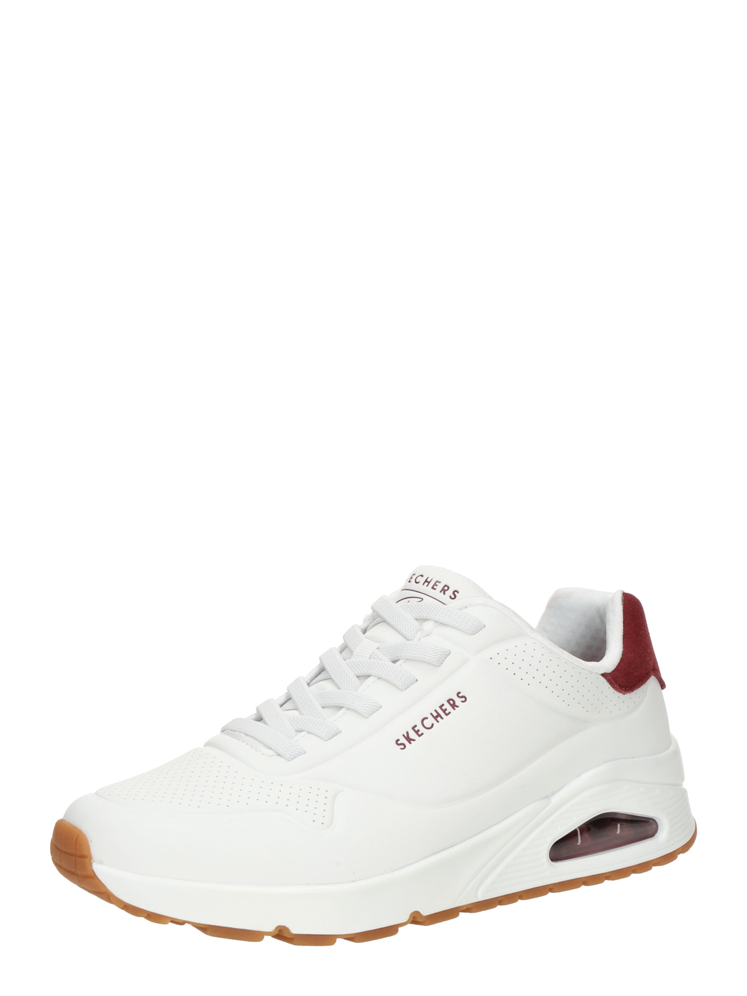 balts SKECHERS Zemie brīvā laika apavi 'Uno': no priekšpuses