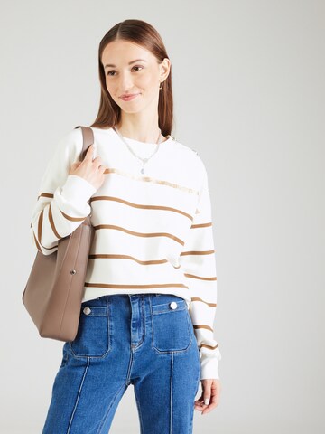 ONLY Sweatshirt 'ONLUMA' in White: front