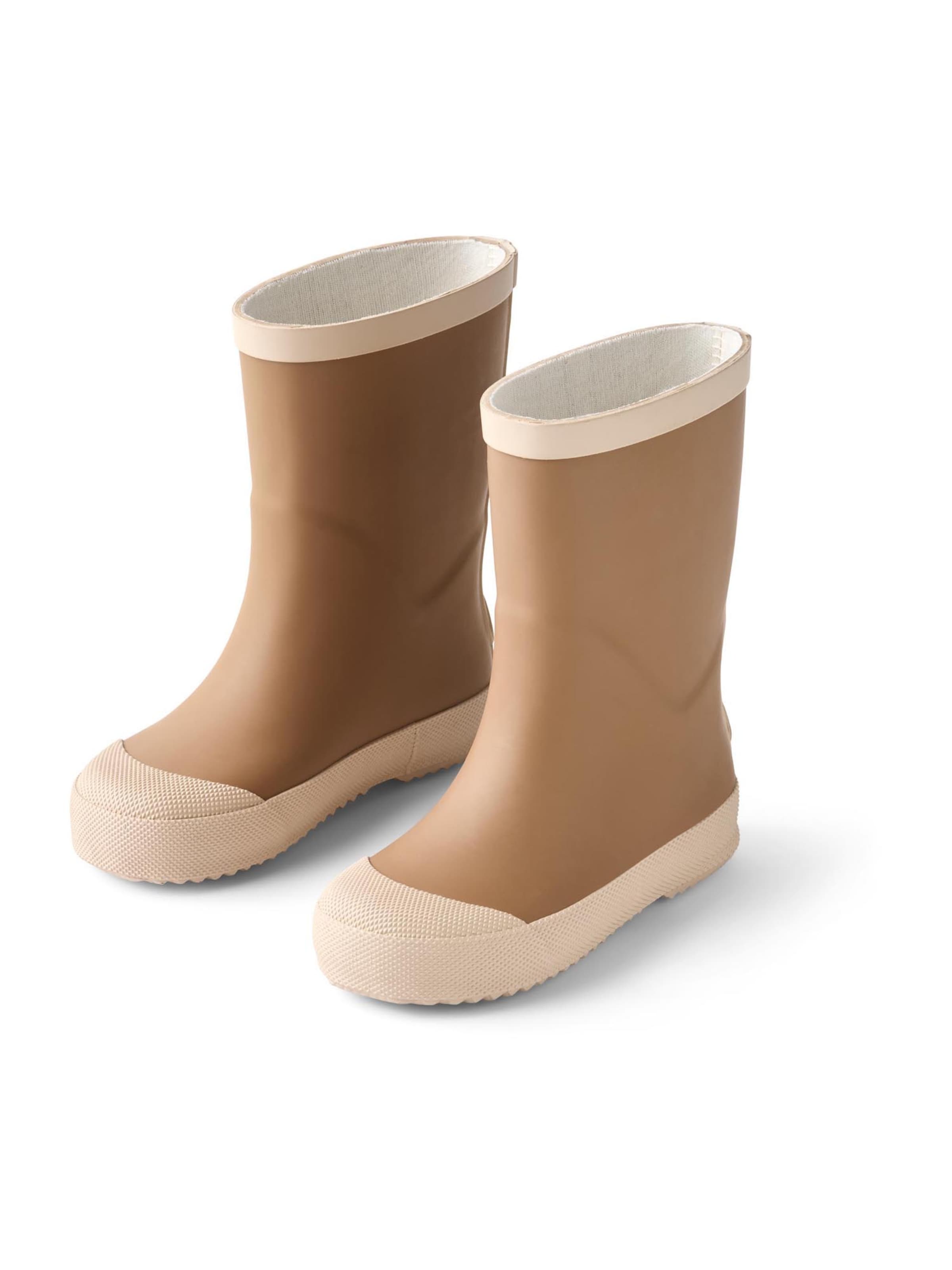 WHEAT Regenlaarzen 'Muddy' in Bruin: voorkant