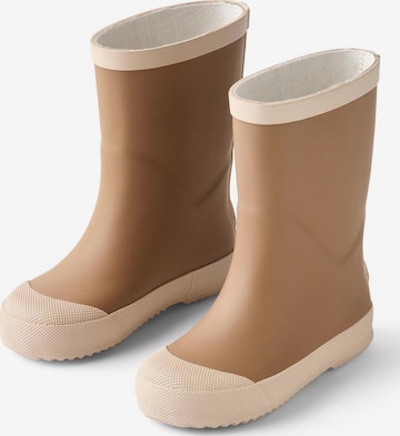 WHEAT Regenlaarzen 'Muddy' in Bruin: voorkant