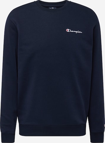 Sweat-shirt Champion Authentic Athletic Apparel en bleu : devant