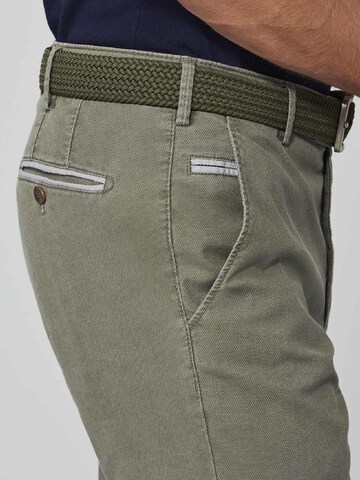 MEYER Slim fit Chino trousers 'Bonn' in Green