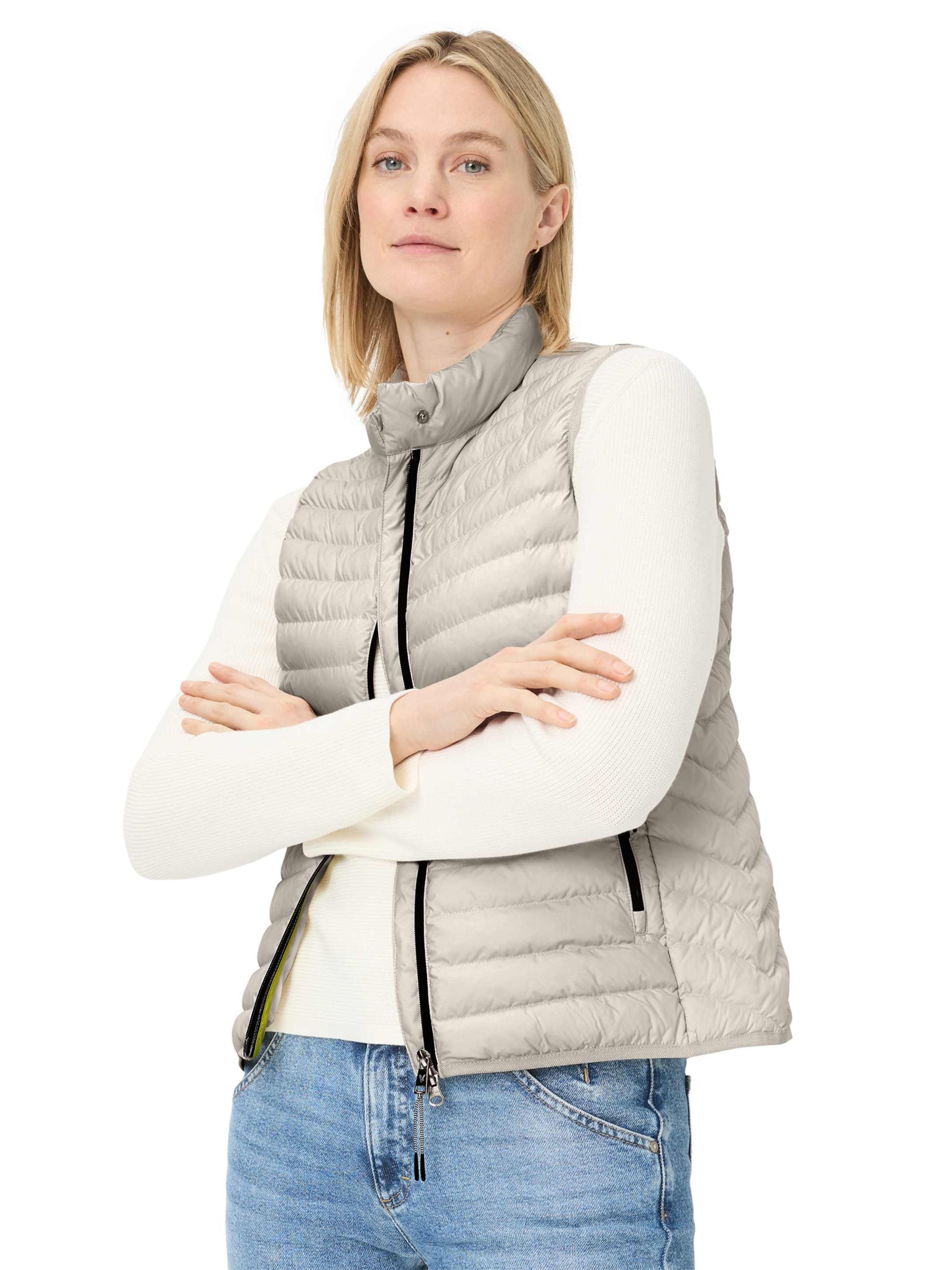 Fuchs Schmitt Weste 'Steppweste Frederikshaven'‌‌‌‌‌‌‌‌ in Beige: Vorderseite