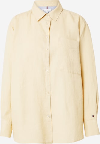 Camicia da donna di TOMMY HILFIGER in beige: frontale