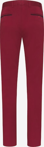 MEYER Regular Chino 'Oslo' in Rood