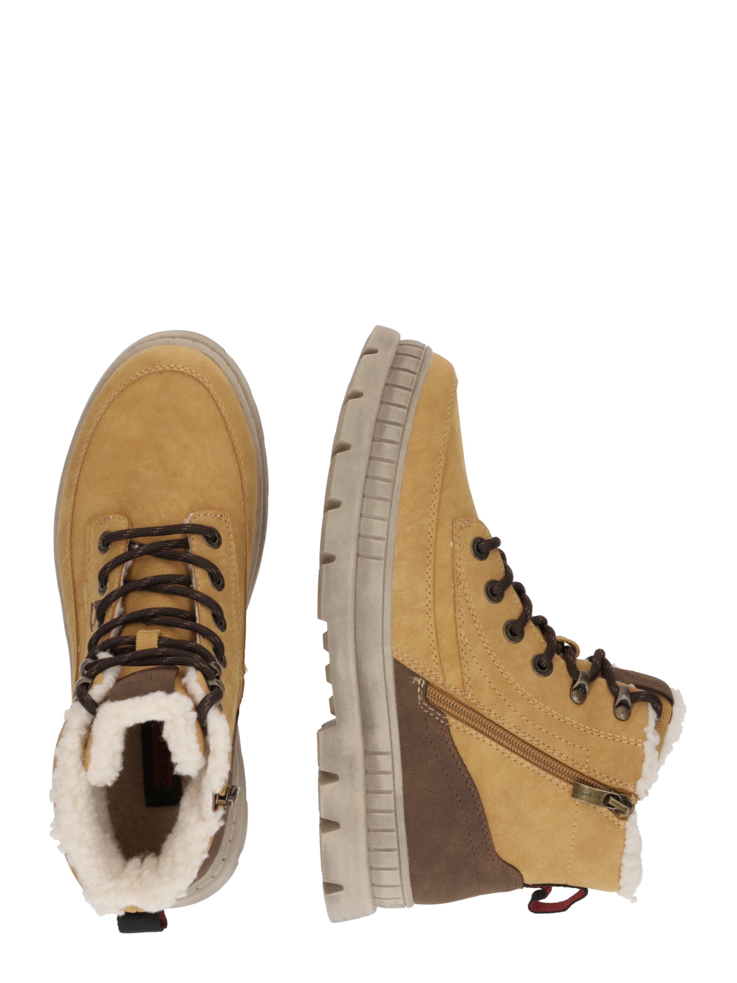 bugatti - Botas con cordones 'AGA' en beige