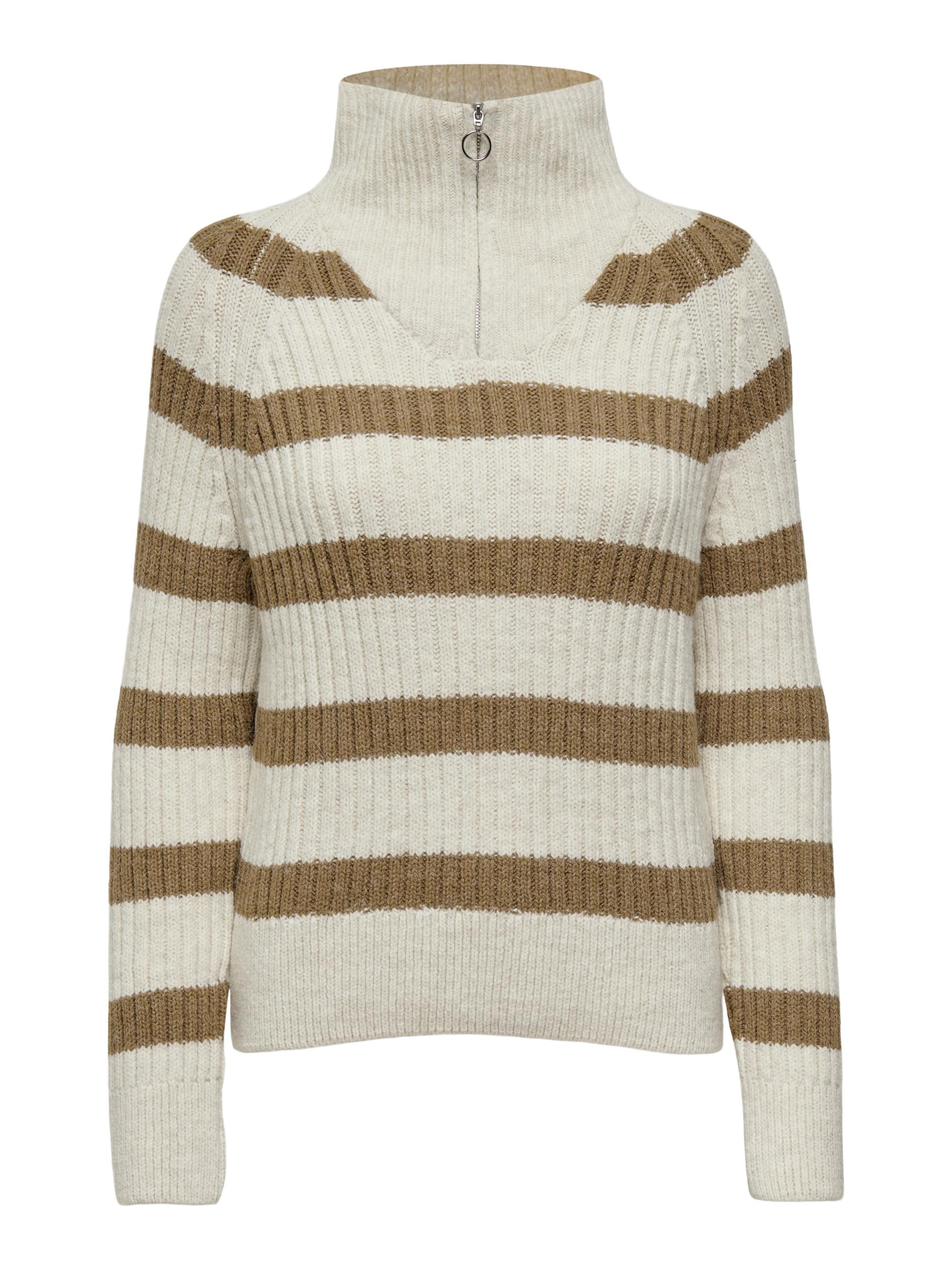 Pull-over 'Leise Freya' ONLY en blanc : devant