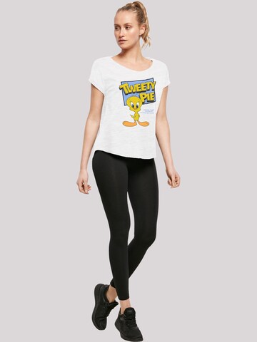 F4NT4STIC Shirt 'Looney Tunes Classic Tweety Pie' in Weiß